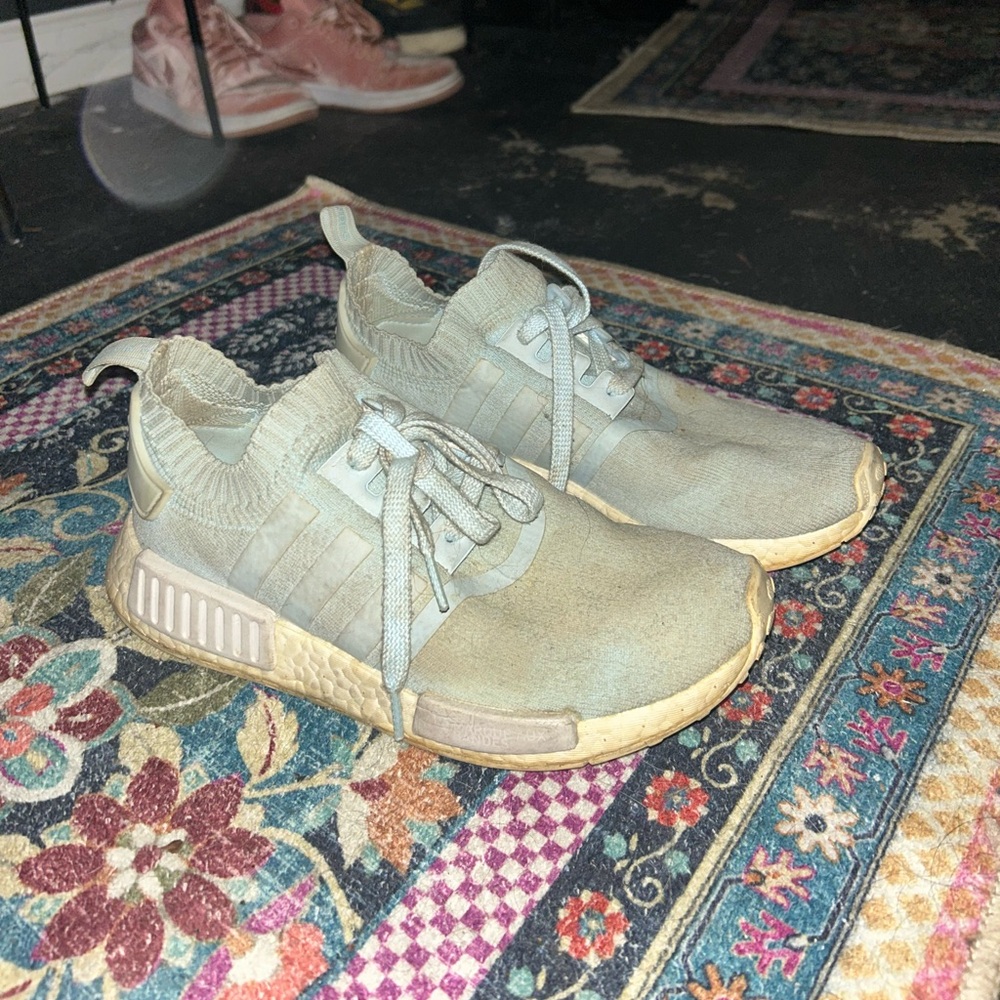 Light Blue Adidas NMD R1 Sneakers
